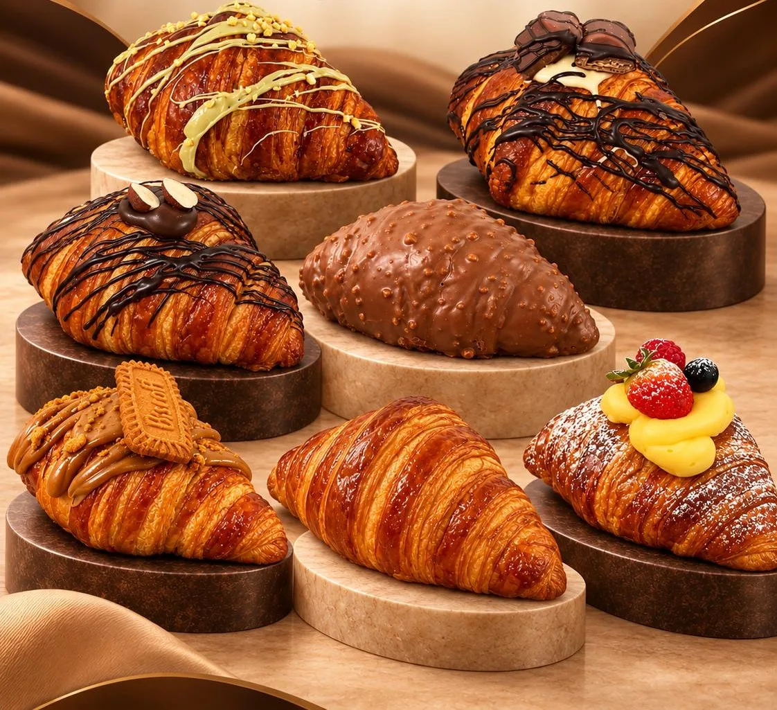 Croissants Folhados Especiais